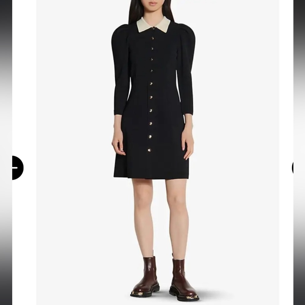 Sandro Milane Cotton Blend Dress